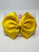 6 Inch Flat Bow - Daffodil
