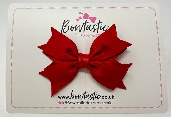3 Inch 2 Layer Bow - Red