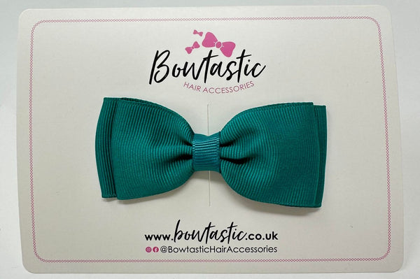 3.25 Inch Double Layer Bow - Jade Green