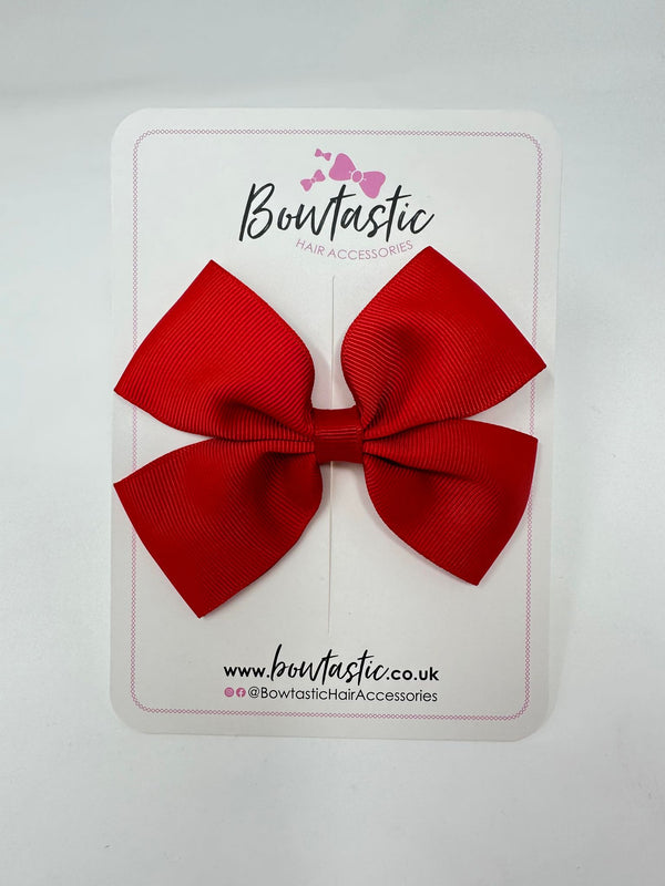 4 Inch Butterfly Bow - Red