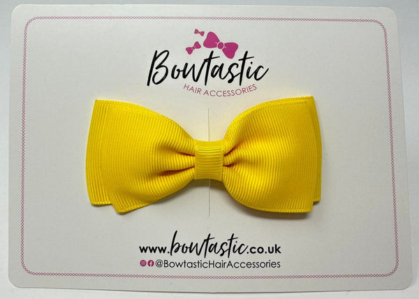 3.25 Inch Double Layer Bow - Daffodil