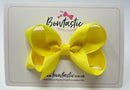 3.5 Inch Bow - Lemon