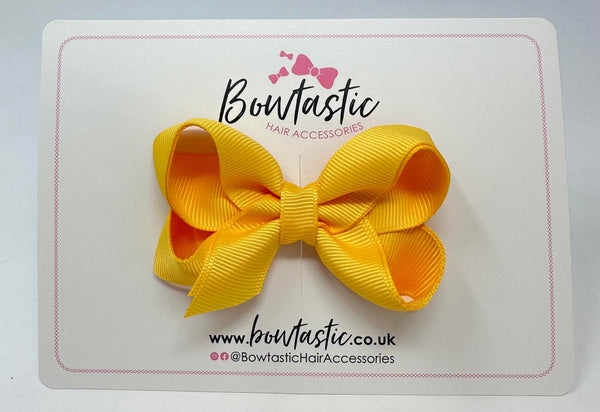 3 Inch Double Layer Bow - Yellow Gold