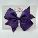 5 Inch Flat Bow - Plum