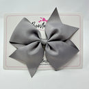 5 Inch Flat Bow - Silver