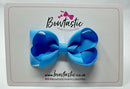 3 Inch Bow - Blue Mist