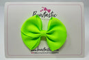 3 Inch Flat Bow - Key Lime