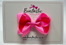 3 Inch Bow - Geranium Pink