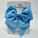 5 Inch Cheer Bow - Blue Mist