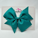 5 Inch Flat Bow - Jade Green