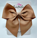 5 Inch Cheer Bow - Natural