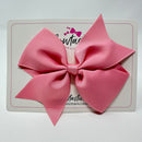 5 Inch Flat Bow - Peony