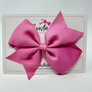 5 Inch Flat Bow - Fantasy Rose