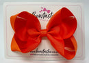 4.5 Inch Bow - Autumn Orange