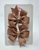 3 Inch Pinwheel Bow - Natural - 2 Pack