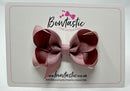 3 Inch Bow - Antique Mauve