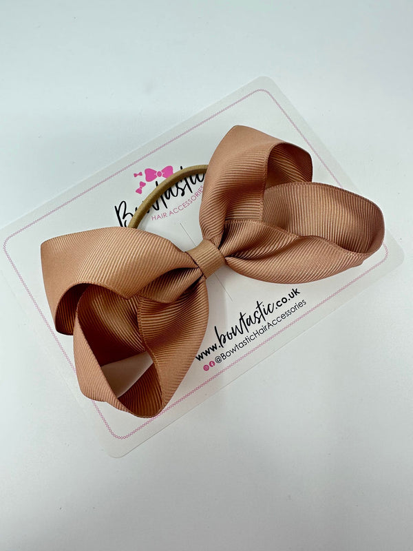 4.5 Inch Bow Bobble - Natural