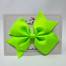 5 Inch Flat Bow - Key Lime