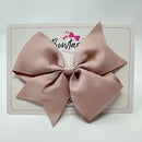 5 Inch Flat Bow - Antique Mauve