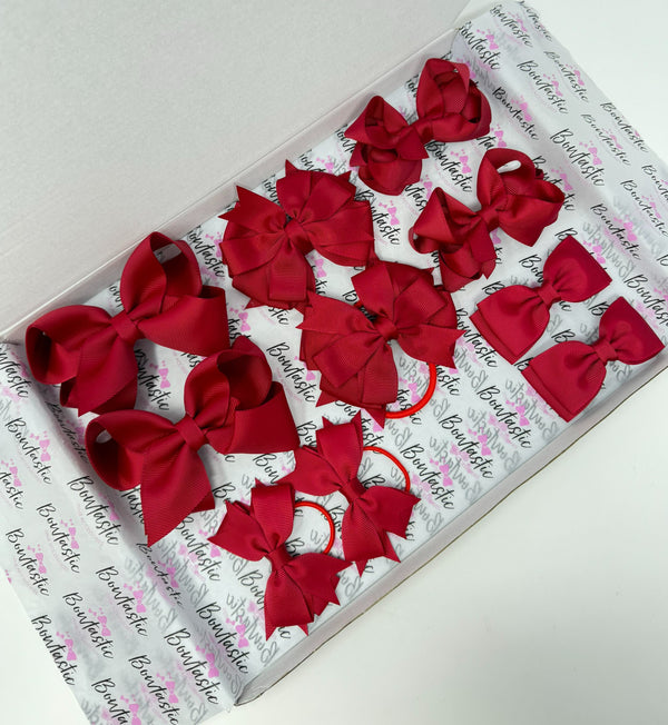 End of Line School Bundle - Matching Pairs - Scarlet Red