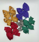 Surprise Bundle - Matching Pairs - Small Bows - 10 Pack - Winter Colours