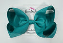 6 Inch Bow Bobble - Jade Green