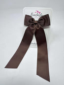 XL 4 Inch Tail Bow - Brown
