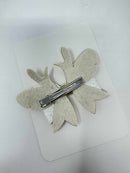 4.25 Inch Glitter Bow - Pink & Gold Antlers