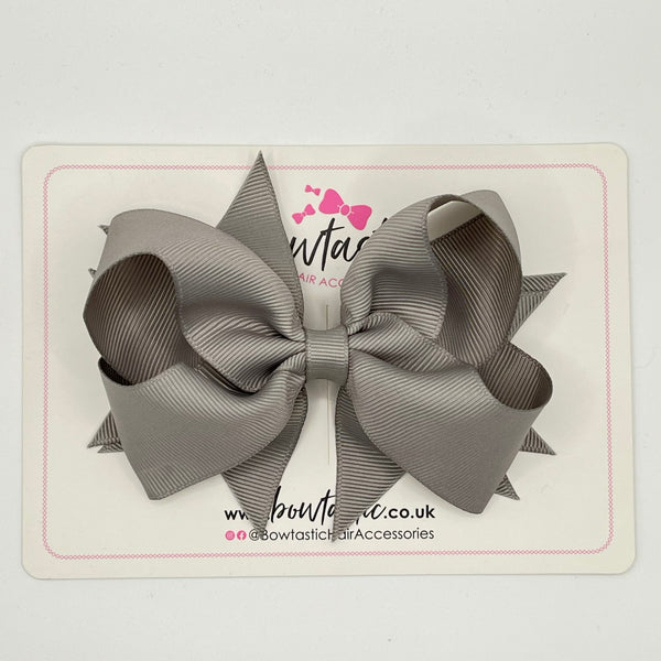 4.5 Inch Bow - Style 2 - Silver