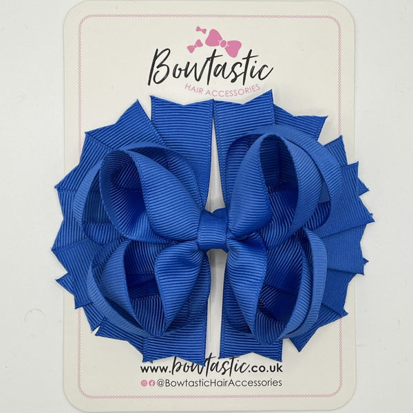 4.5 Inch Ring Bow - Royal Blue