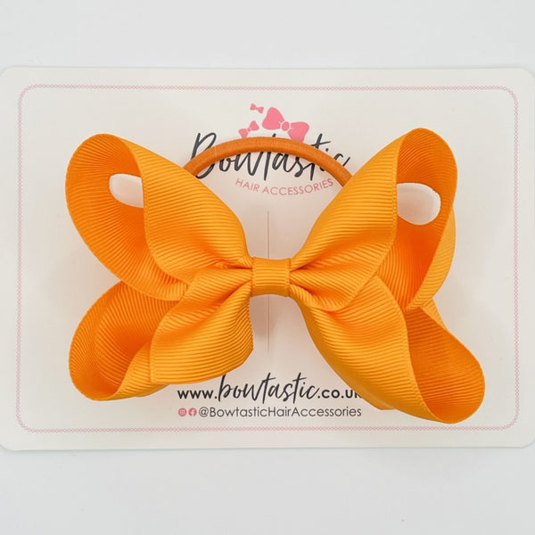 4 Inch Bow Bobble - Tangerine
