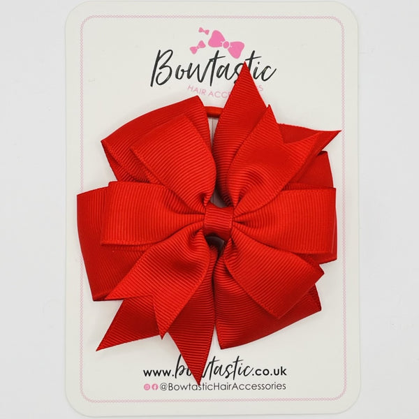 4 Inch Double Pinwheel Bobble - Red