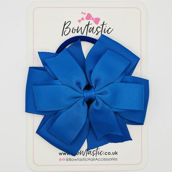 4.5 Inch Double Pinwheel Bobble - Royal Blue