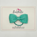 3 Inch Flat Double Bow Thin Elastic - Tropic