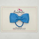 3 Inch Flat Double Bow Thin Elastic - Copen