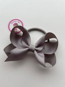 3.5 Inch Bow Bobble - Silver
