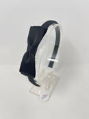 3 Inch Flat Bow Alice Band - Black