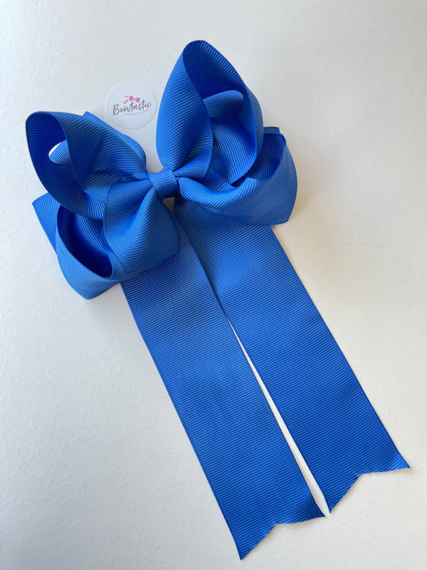 4.5 Inch Tail Bow - Royal Blue