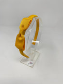 3 Inch Flat Bow Alice Band - Dandelion