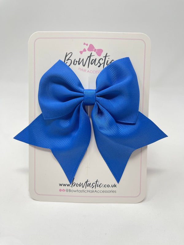 3.5 Inch Flat Tail Bow - Royal Blue