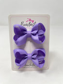 2 Inch Bow - Hyacinth - 2 Pack