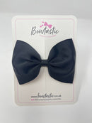 4.5 Inch Tuxedo Bow - Black