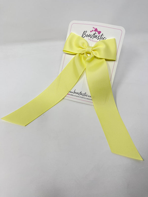 XL 4 Inch Tail Bow - Baby Maize