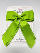4.5 Inch Tail Bow - Apple Green