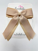 4.5 Inch Tail Bow - Latte