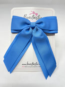 4.5 Inch Tail Bow - Capri Blue