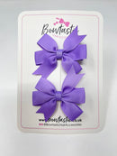 2.75 Inch Pinwheel Bow - Hyacinth - 2 Pack
