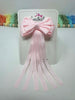 3.5 Inch Streamer Tail Bow - Powder Pink