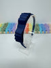 4 Inch Layer Ribbon Alice Band - Navy