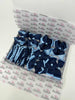 School Bundle - 5 Matching Pairs - Clips & Bobbles - Navy & Blue Mist